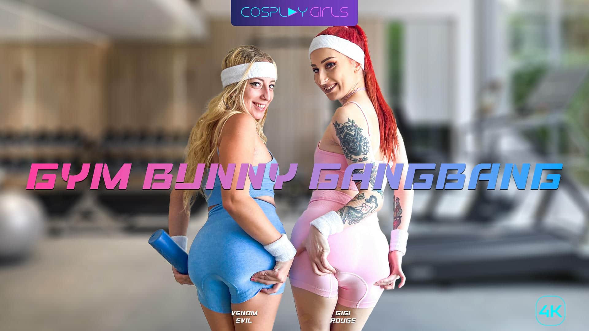 Gym Bunnies Gangbang - Exclusive Cosplay X Girls scene