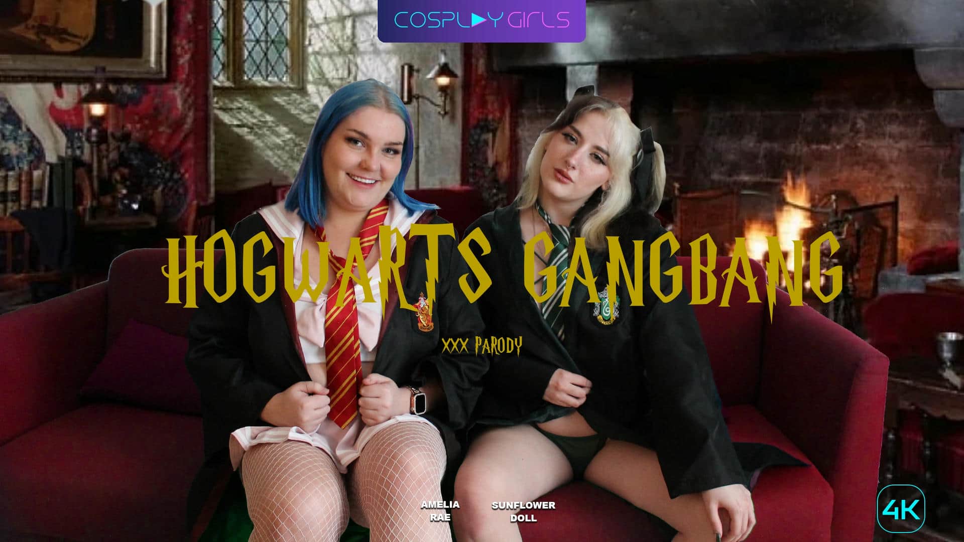 Hogwarts Gangbang - Exclusive Cosplay X Girls scene