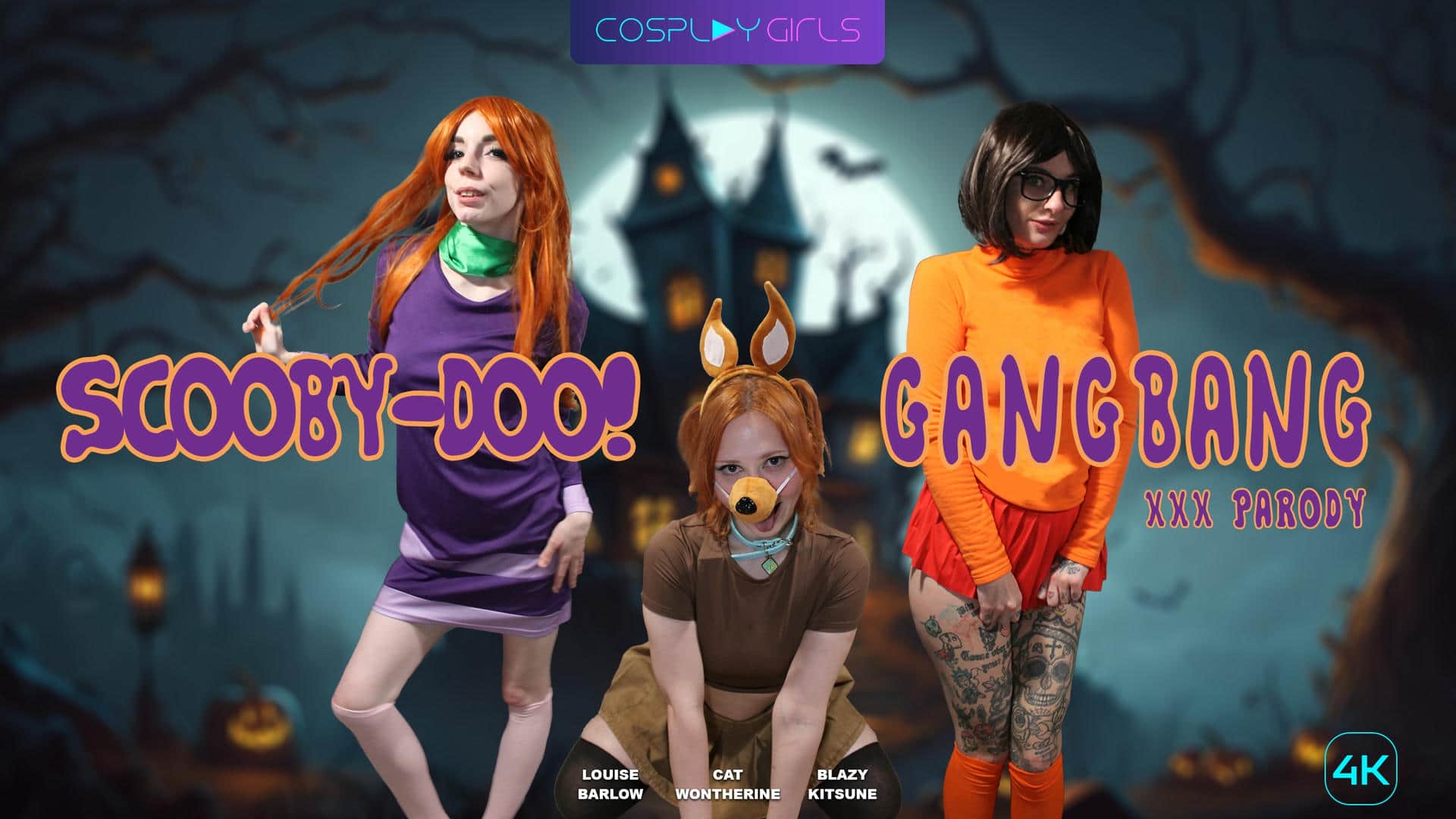 Scooby Doo Gangbang - Exclusive Cosplay X Girls scene